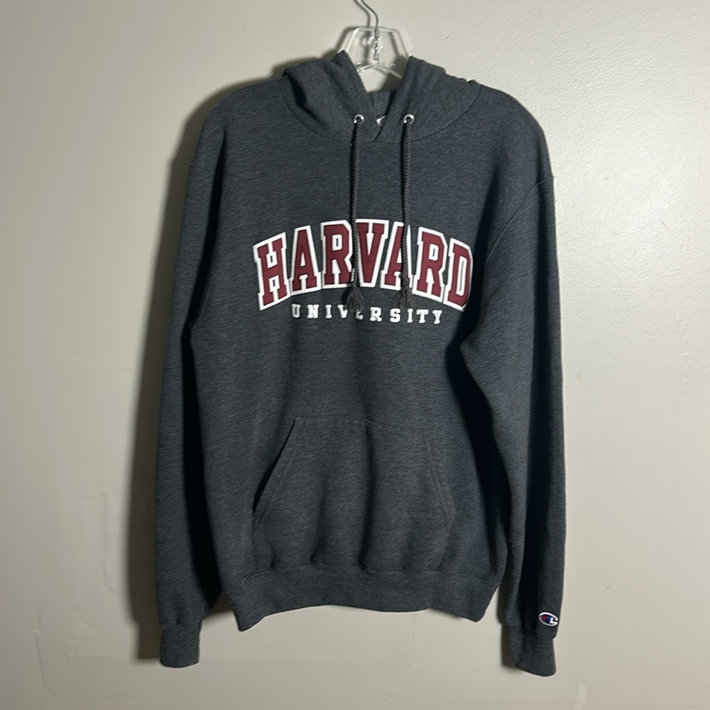 Champion Harvard University Women’s Embroidered Hoodie Sweatshirt Size Small